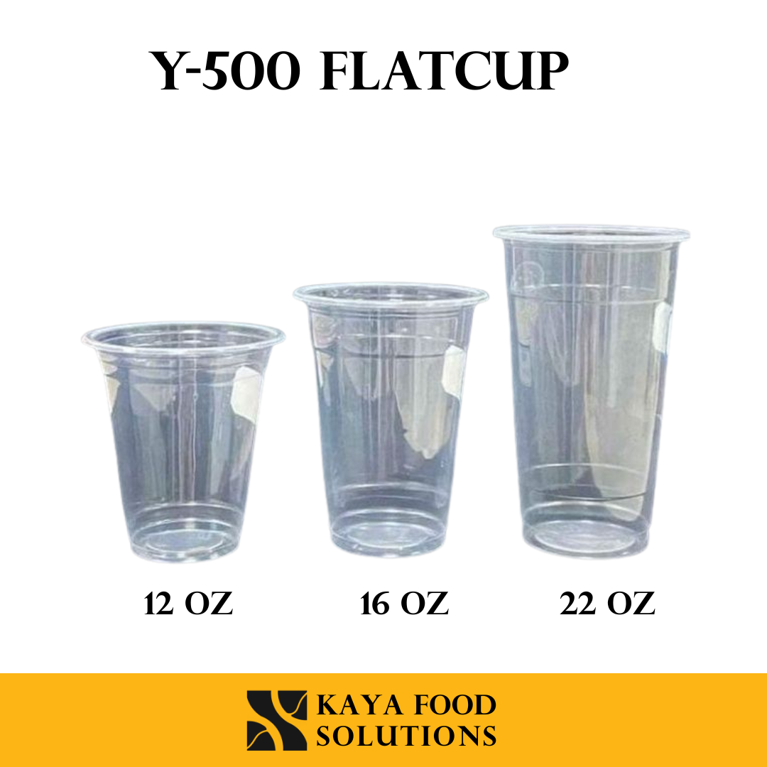 Y-500 Flatcup 16oz (100s)