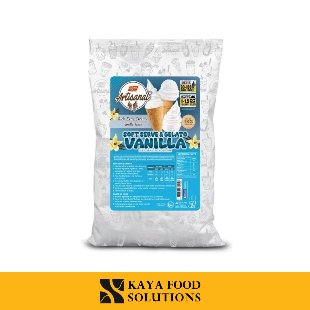 Artisinal Softserve & Gelato Vanilla (Powdered Ice cream)