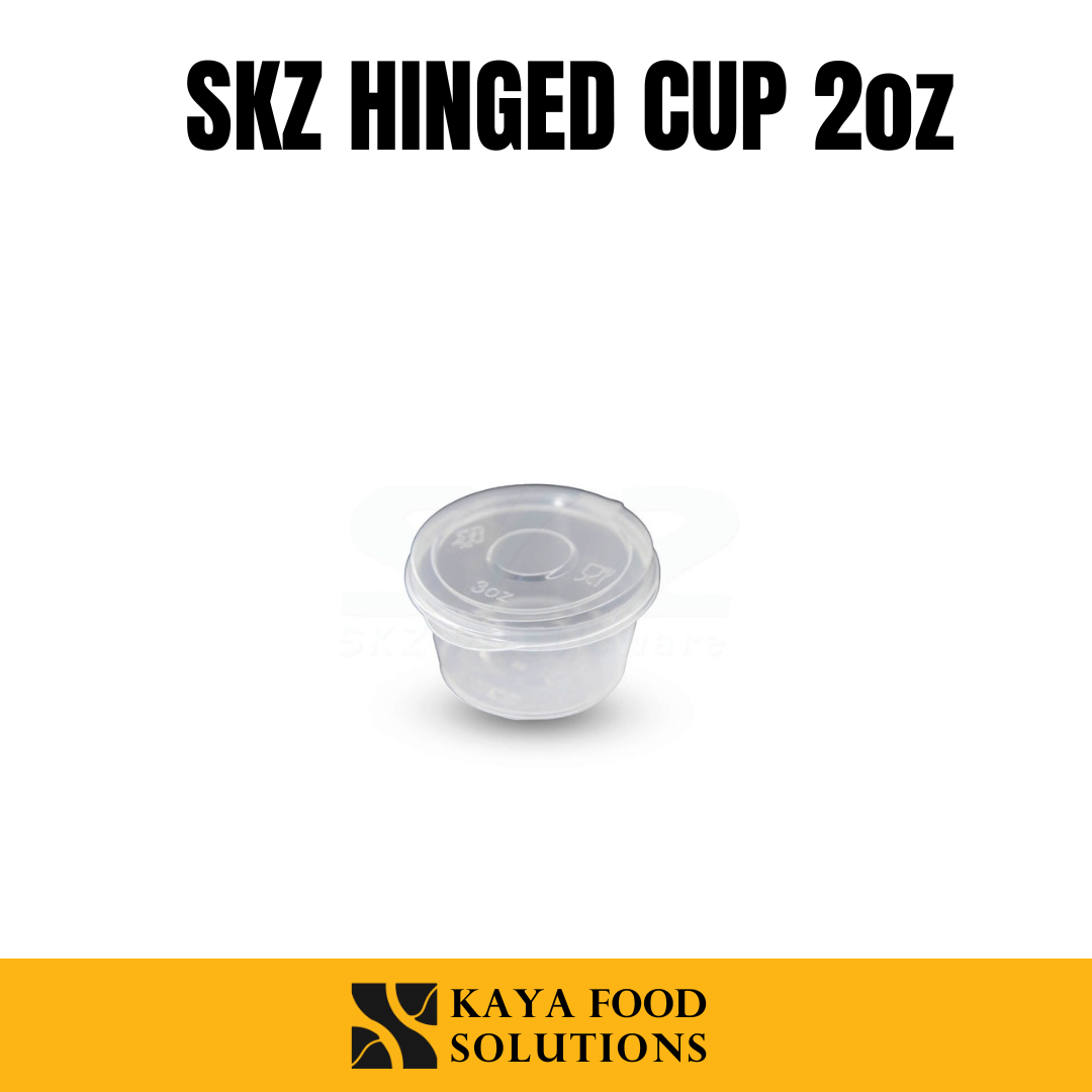 Hinged cup 60ml (50pcs)