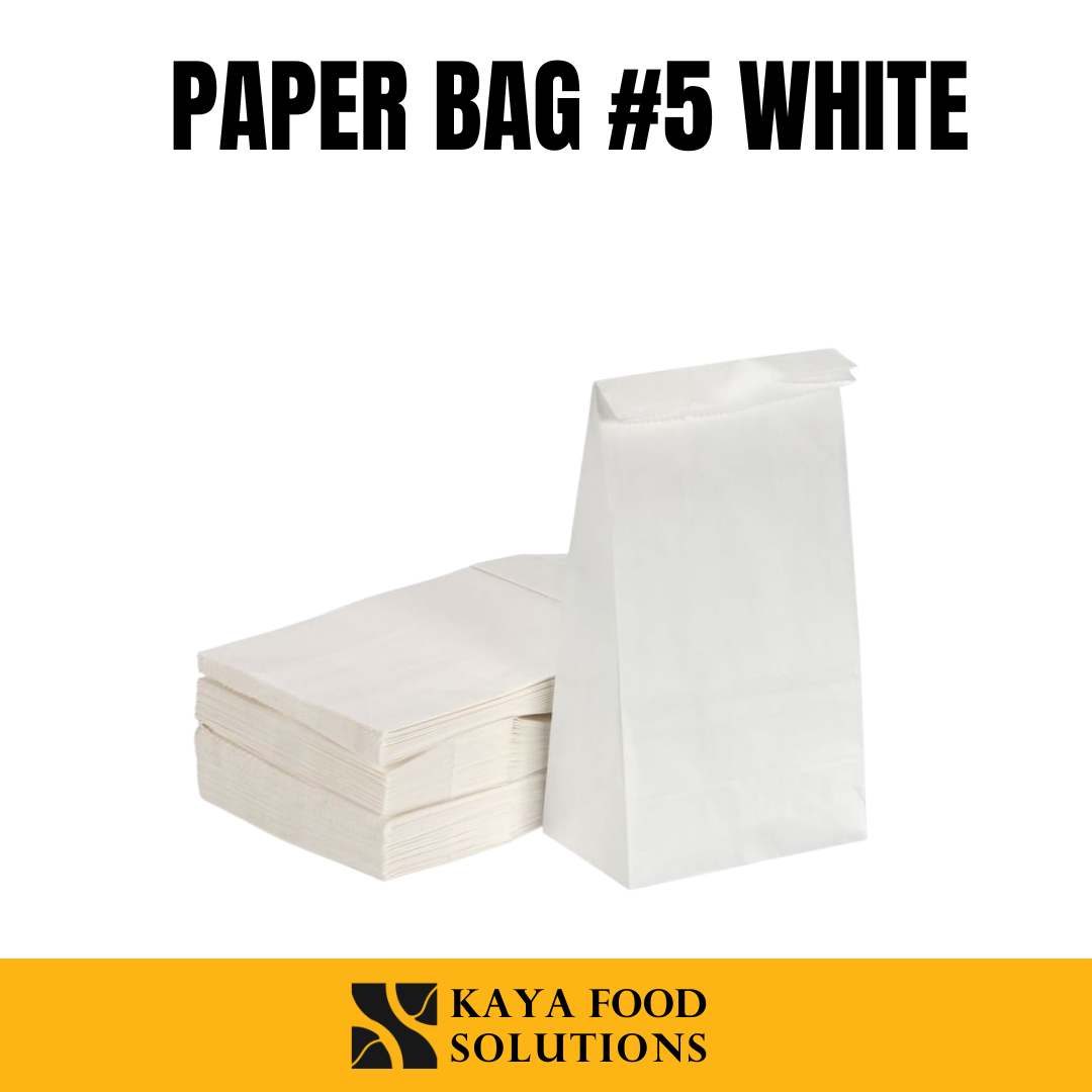 Paperbag #5 White (100s)