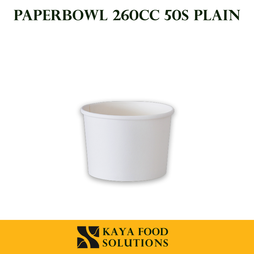 Paperbowl 260cc 50s Plain