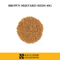 Brown Mustard Seeds 10g