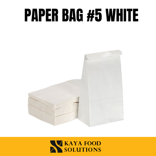 Paperbag #5 White (100s)