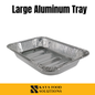 Large Aluminum Tray / pcs